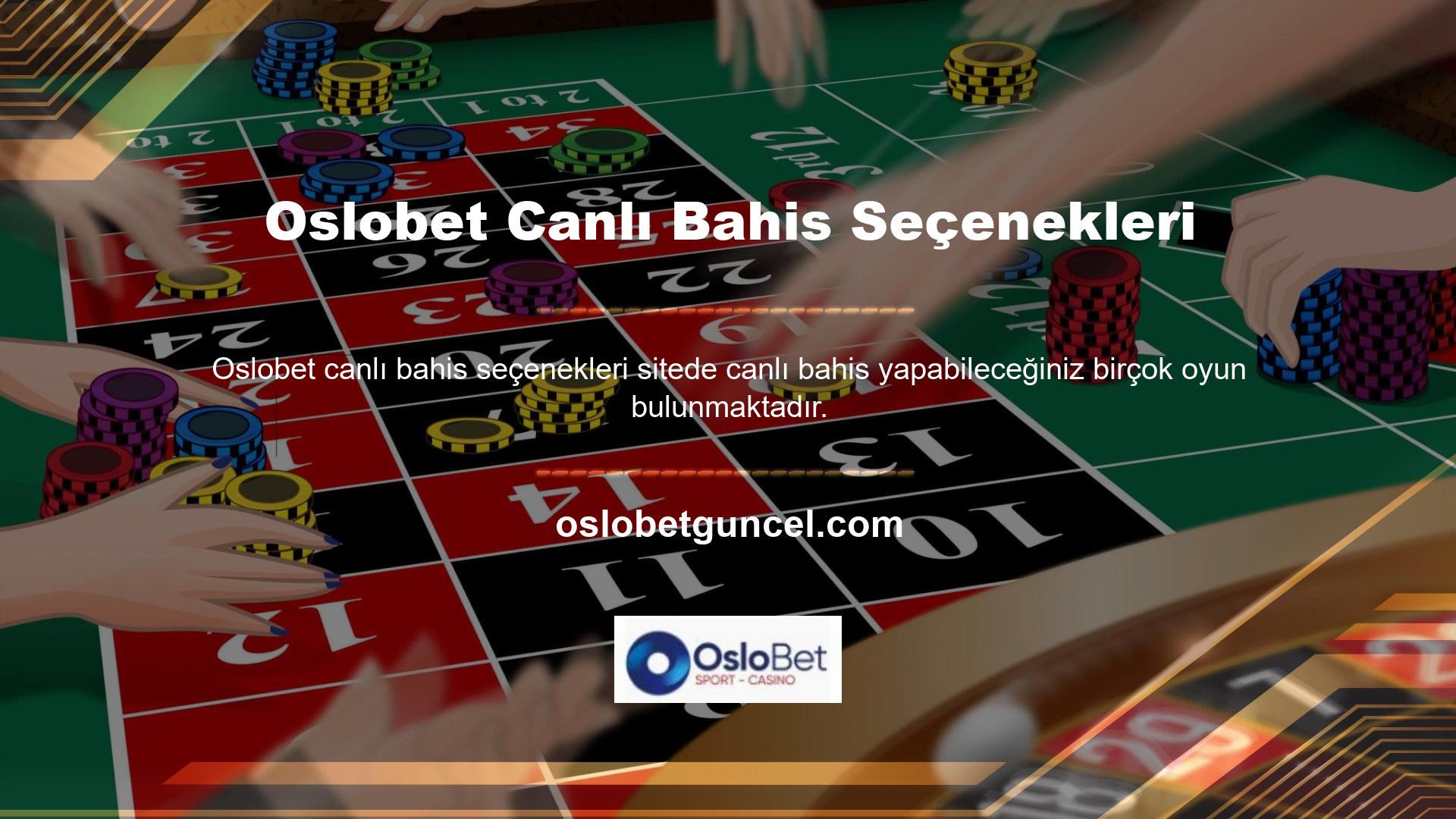 “Casino Oyunları” seçeneği bingo oyunları ve sanal oyunlar oynamanıza olanak sağlar